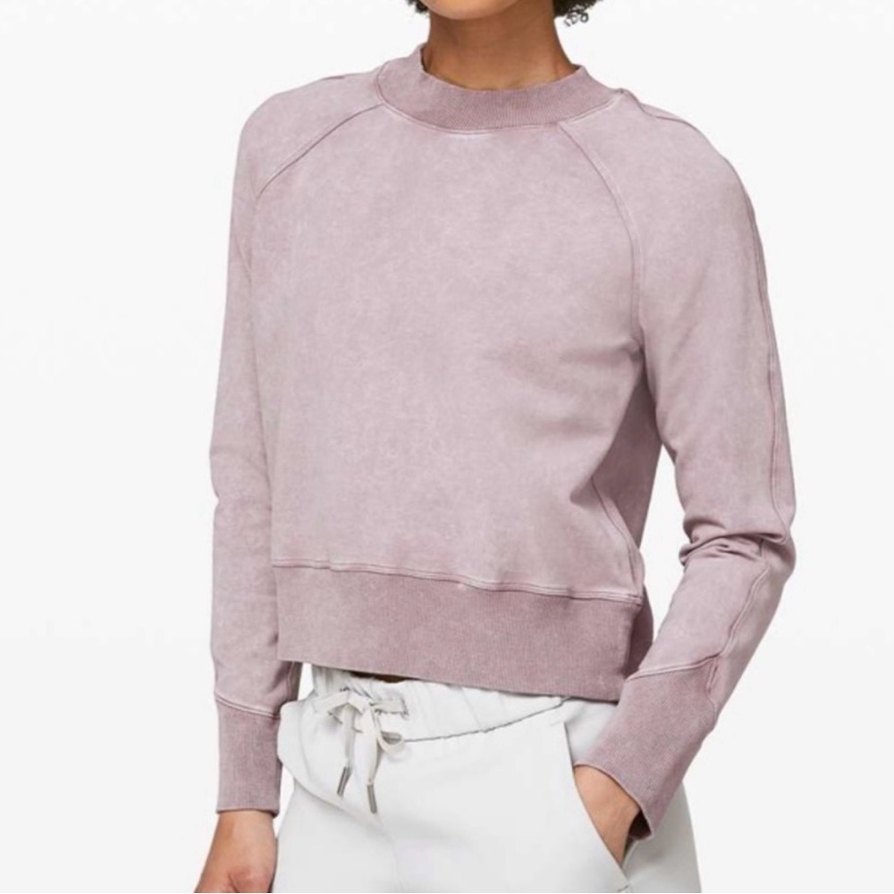 Lululemon Ready to Roll Crew Sweatshirt | Vintage Mauve | Size 4